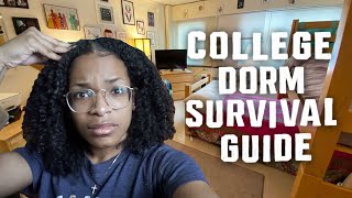 COLLEGE DORM LIFE SURVIVAL GUIDE | HOW TO SURVIVE COLLEGE DORMS | KoriMaria