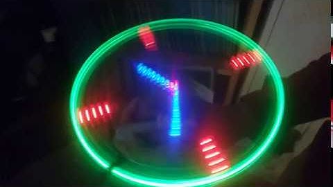 Persistence of Vision - Analog clock