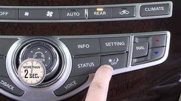 2015 Infiniti QX60 HEV -  Day/Night OFF Button (if so equipped)