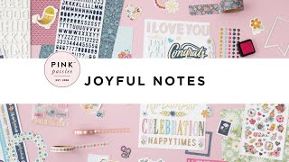 New Collection: Pink Paislee Joyful Notes