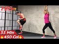 35 Min Standing Abs & Low Impact Cardio Workout for Beginners - Home Ab & Beginner Workout Routine