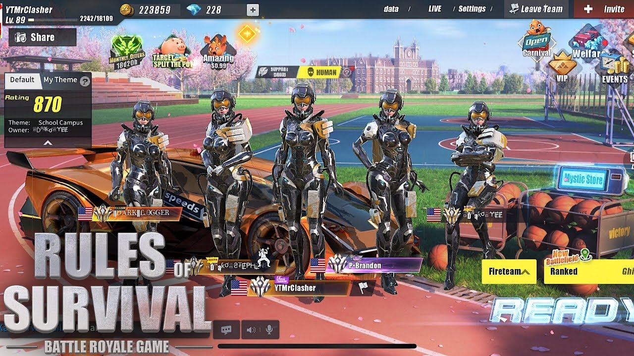 Rules of Survival - MANTIS EXOSUIT SQUAD CHALLENGE!