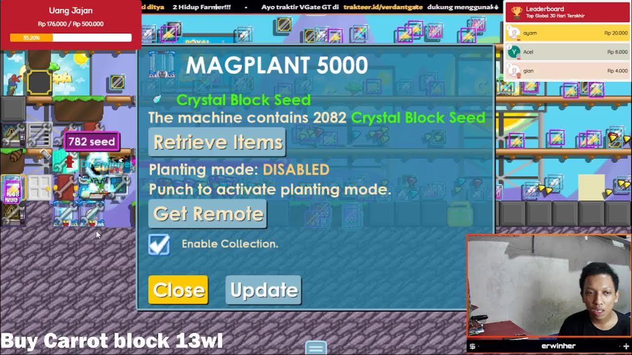 Nambah 1000 Crystal Block Seed lagi! Aku cuma seorang farmer 19