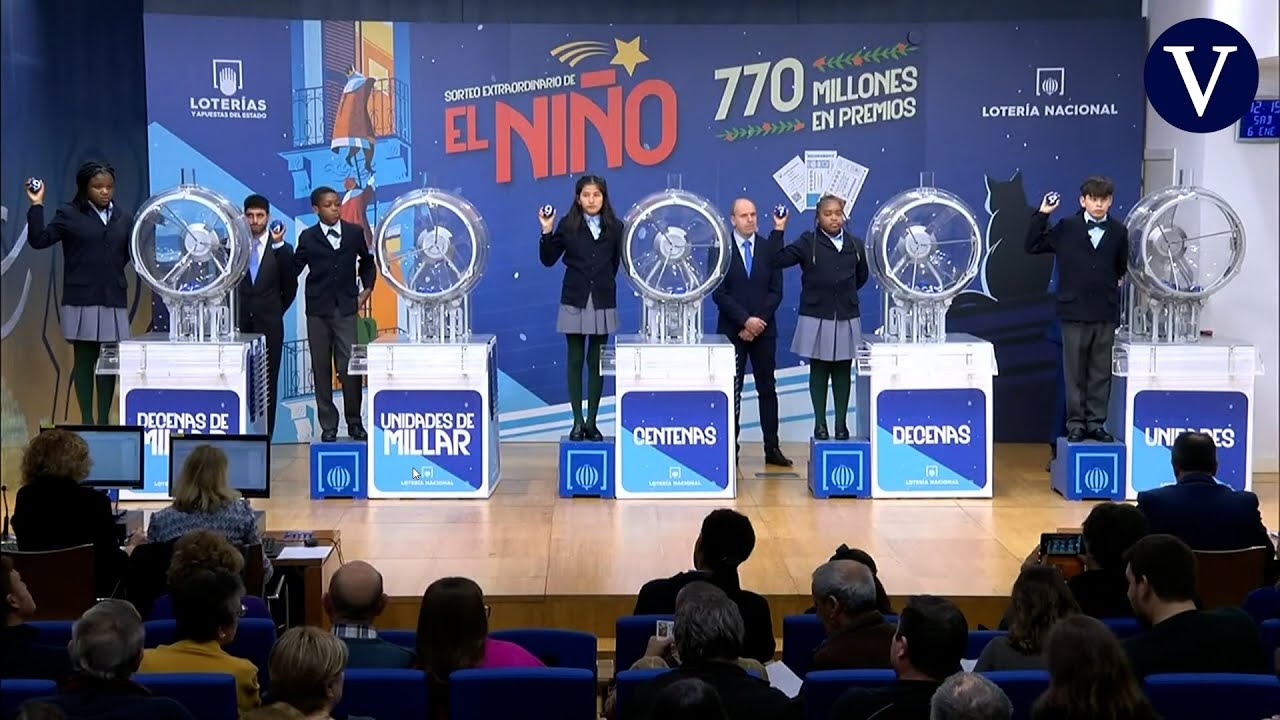 El 94974, primer premio de la lotería del Niño 2024