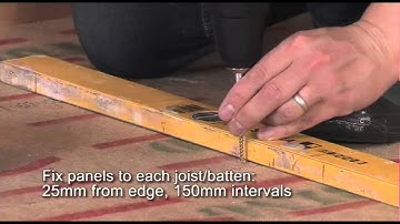 How to install a Hep2O modular wood system from below