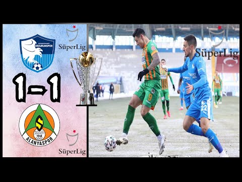 BB Erzurumspor 1 - 1 Aytemiz Alanyaspor | Maç Özeti | Süper Lig