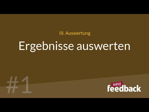 #1 Umfrageergebnisse auswerten | easyfeedback