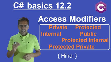 c# basics 12.2 | Access modifiers | Hindi