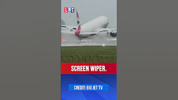 Plane Attempts Risky Landing During Storm Darragh Mayhem LBC 