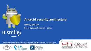 Android security architecture (by Nikolay Elenkov)