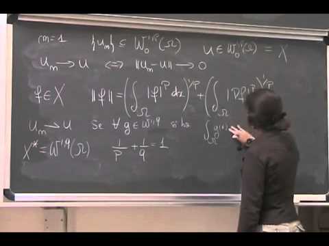 Prof. ssa Amar: "Metodi diretti del calcolo delle variazioni. Parte I"