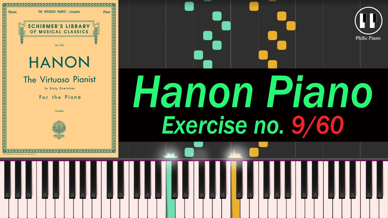 Hanon Piano Exercise no.9/60 | Philic Piano