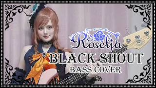 [bass cover/cosplay] Roselia-BLACK SHOUT(short ver.) | MIRAI bass
