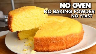 56 PESOS CAKE | NO OVEN   NO MIXER | 3-INGREDIENT CAKE! | Precy Meteor