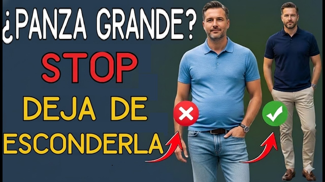 ESTILO de VERANO para HOMBRES con PANZA - moderno y sin esconderte | Moda Hombre 40+