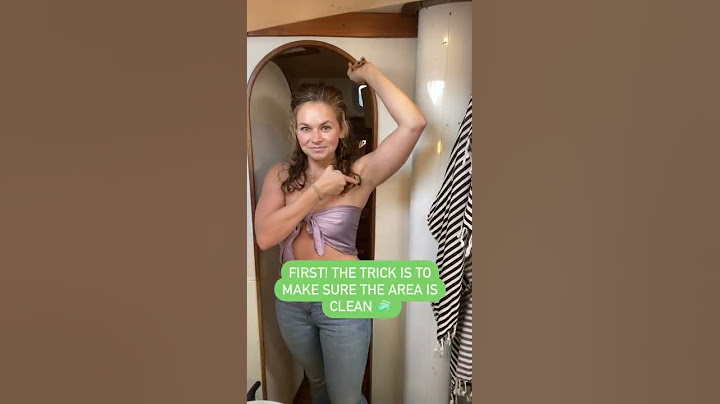 How to apply an alum stone (aka crystal deodorant!)