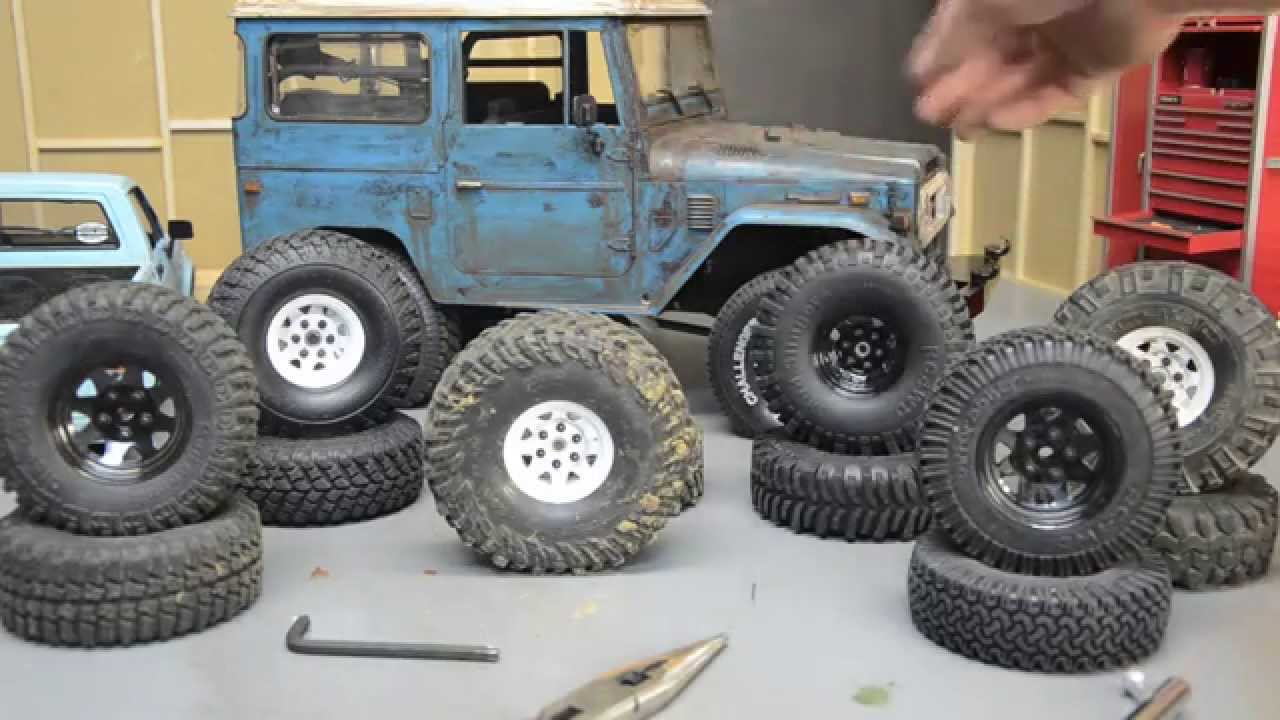 RC4wd Toyota Land Cruiser FJ Tire Options, What Fits? YouTube