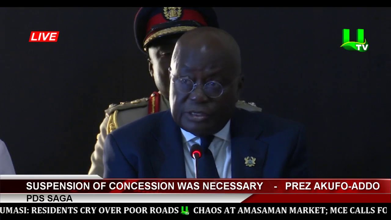 utv ghana frequency on multi tv Suspension Of Concession Was Necessary – Prez. Akufo-Addo
