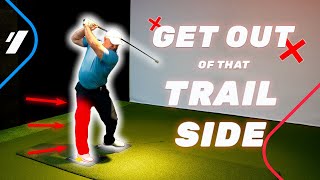 Getting out of your trail side in your Golf Swing