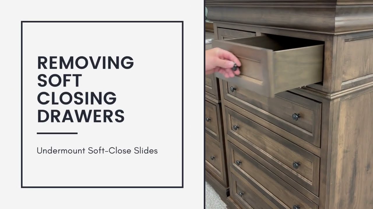 how do you remove a dresser drawer to Drawers with Soft Close Slides Colour:Charcoal Beaded Belt Formal Dress Off Shoulder Wedding Dress Wooden drawers