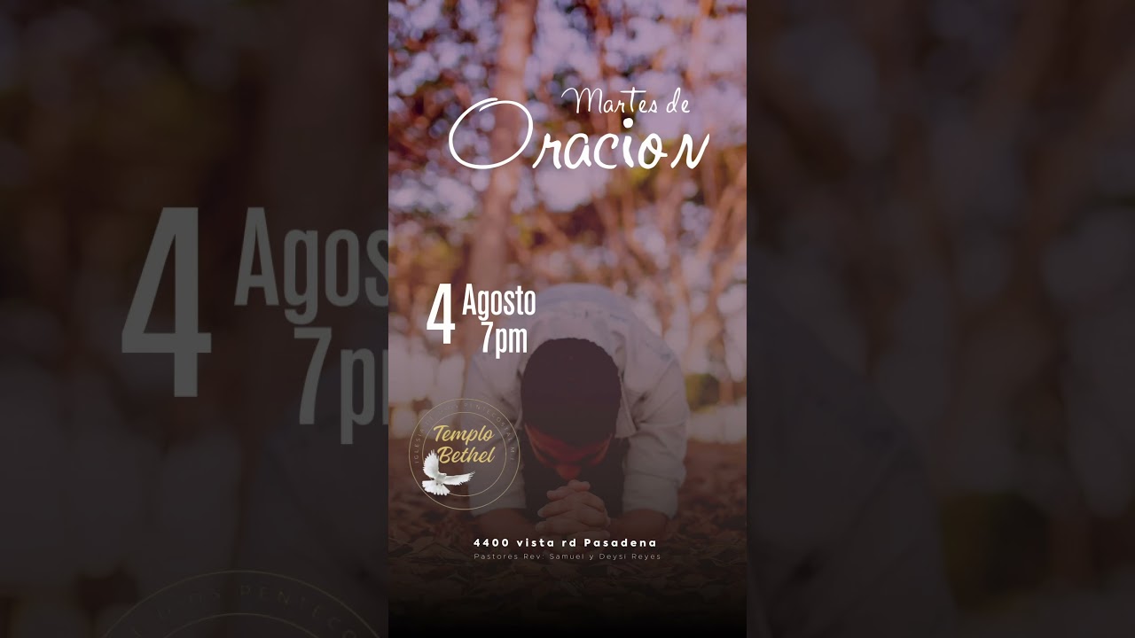Un llamado ala Oración # #templobethel #adoración