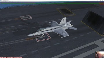 FSX: Carrier Tutorial with an F-18