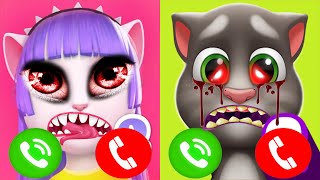 Fake Call My Talking Angela 2 EXE vs  My Talking Tom 2 #5 screenshot 4