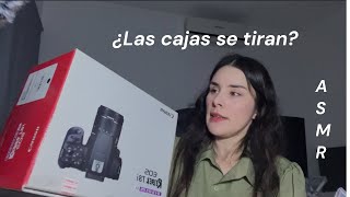 ASMR | tirando cajas que guardamos "por si acaso" 🥹