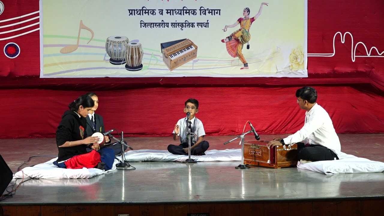 होरायजन अकॅडमी, निफाड। मविप्र सांस्कृतिक महोत्सव २०२३-२४। वैयक्तिक गीत गायन