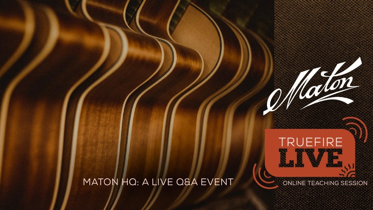 洋楽 MATON g-rap 🎸 TFLIVE: Maton Guitars w/ Patrick Evans, David Steedman, & Joe
