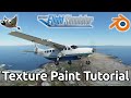 The Start-to-Finish MSFS Livery tutorial - Blender texture painting using msfs2blend