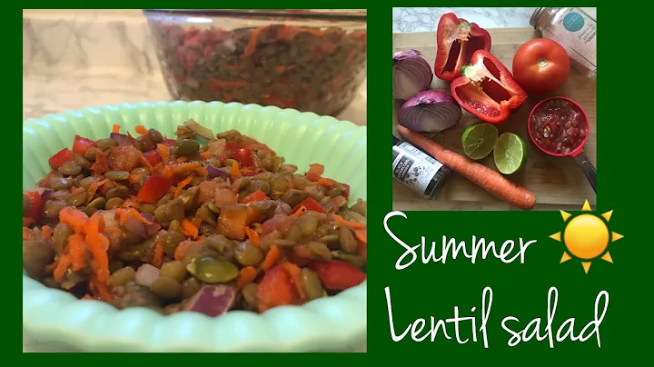 Summer Lentil Salad | smallcozyliving