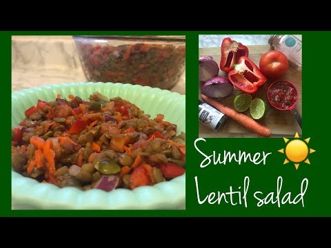 Summer Lentil Salad | smallcozyliving