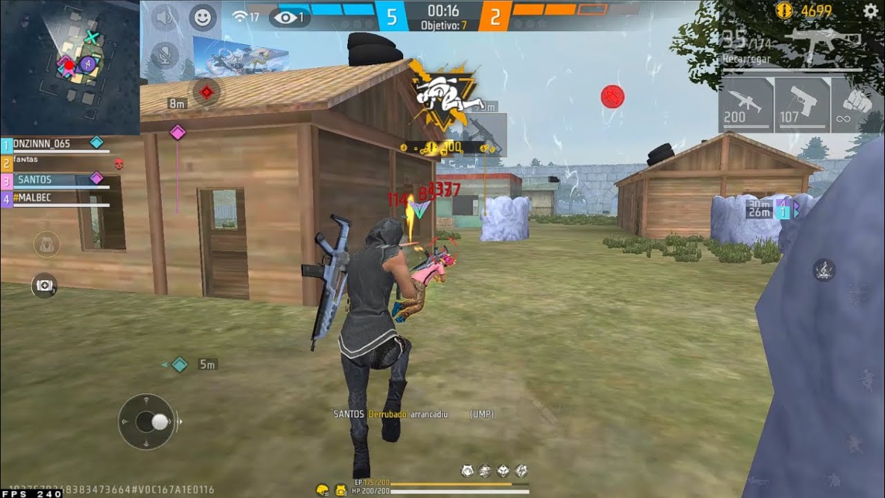 HIGHLIGHT EM 4x4 APOSTADO DE 200+ 👀🤑  Highlights Free Fire 1920x1080 R7 5700X3D RTX 4060