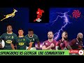Springboks vs Georgia  2021 First Test Live Commentary
