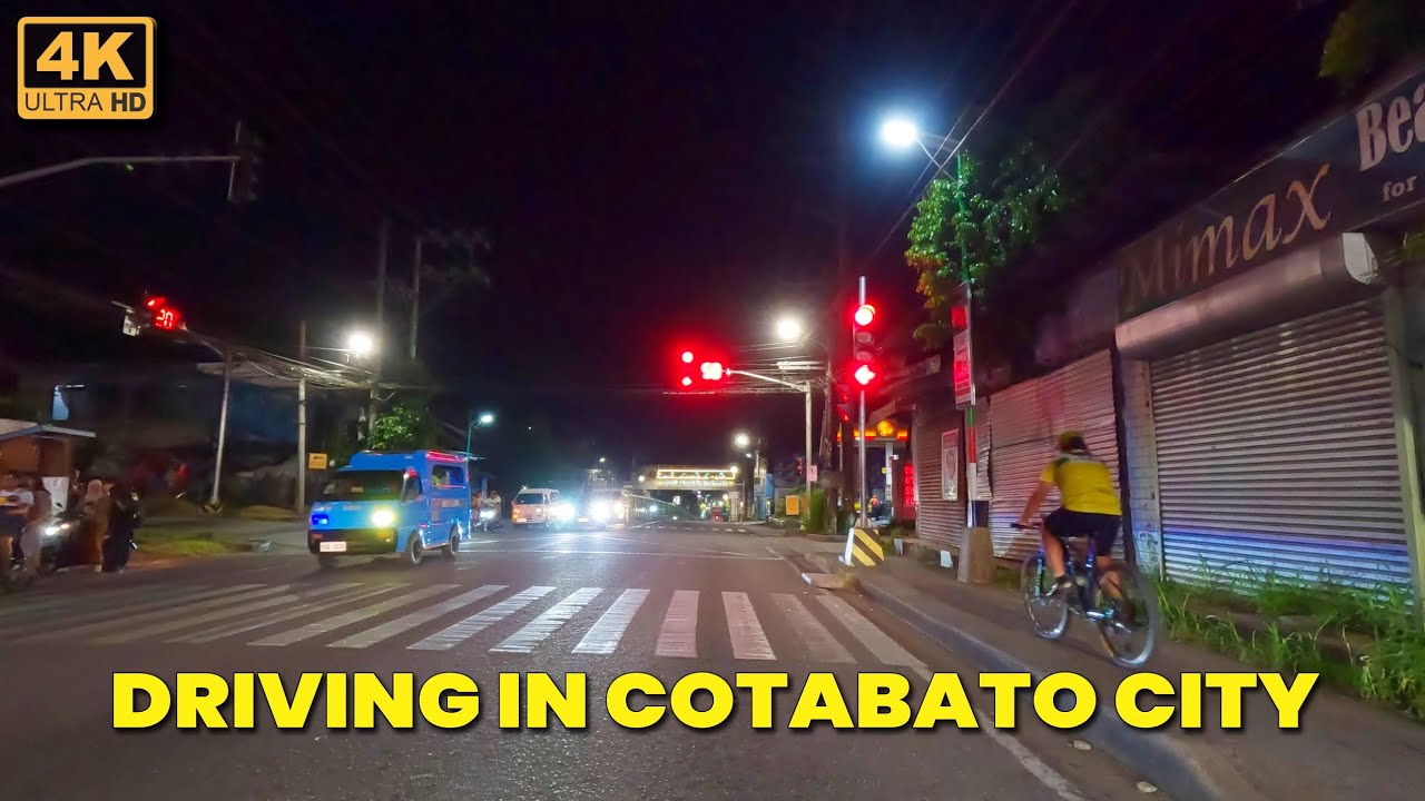 Cotabato City Night Drive | KCC Mall to City Hall | 8 PM Evening Ride