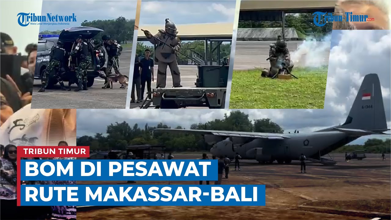Ancaman Bom hingga Force Down Pesawat Asing, Lanud Sultan Hasanuddin Gelar Latihan Kesiapsiagaan