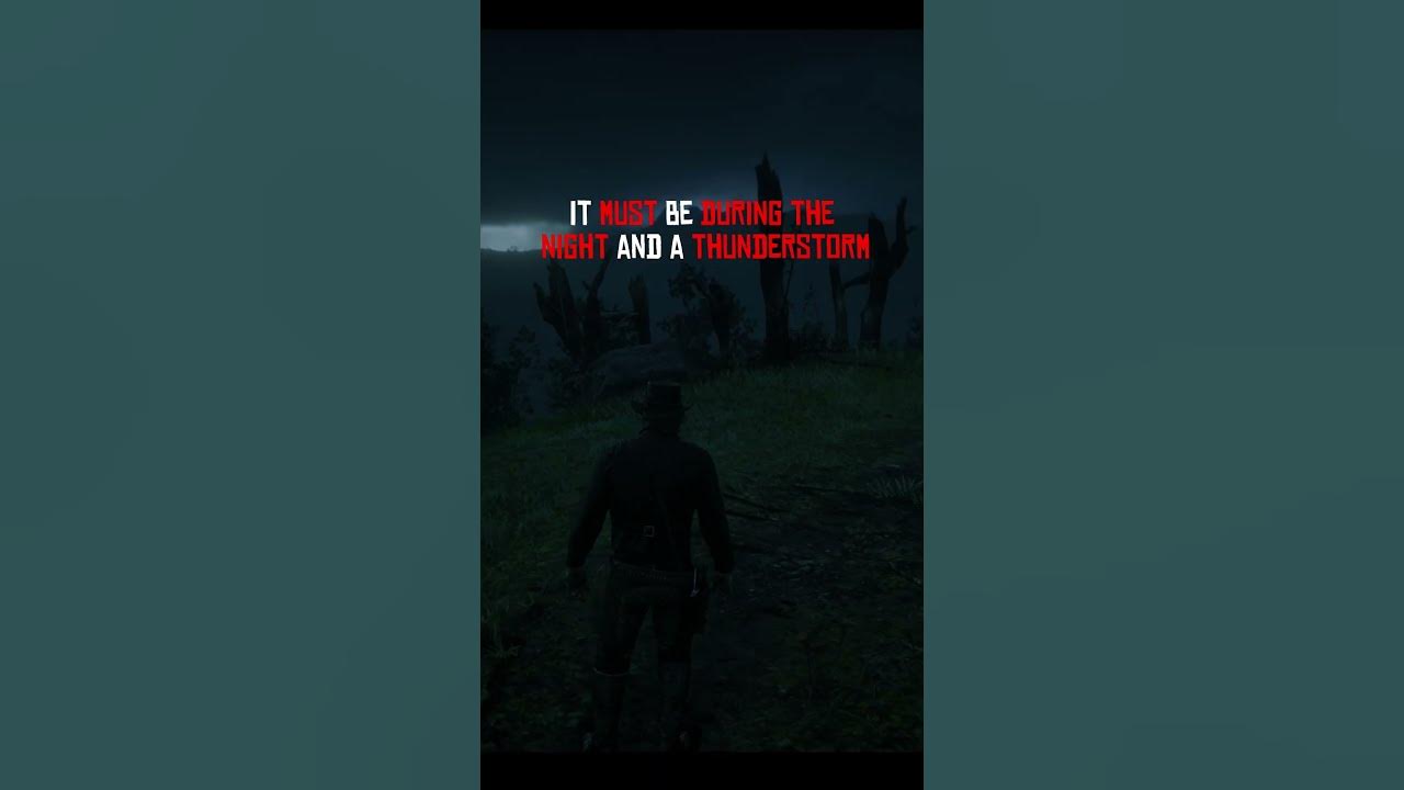 RDR2 How to get STRUCK BY LIGHTNING! (Quick Tutorial) shorts YouTube