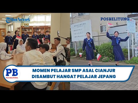 VIRAL Pelajar Jepang Antusias Menyambut Hangat Pelajar SMP Cianjur, Pertukaran Budaya Dua Negara