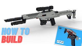 LEGO Sniper Rifle V2 (working) + INSTRUCTIONS