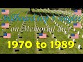 Billboard Top 5 songs on Memorial Day (1970 to 1989)