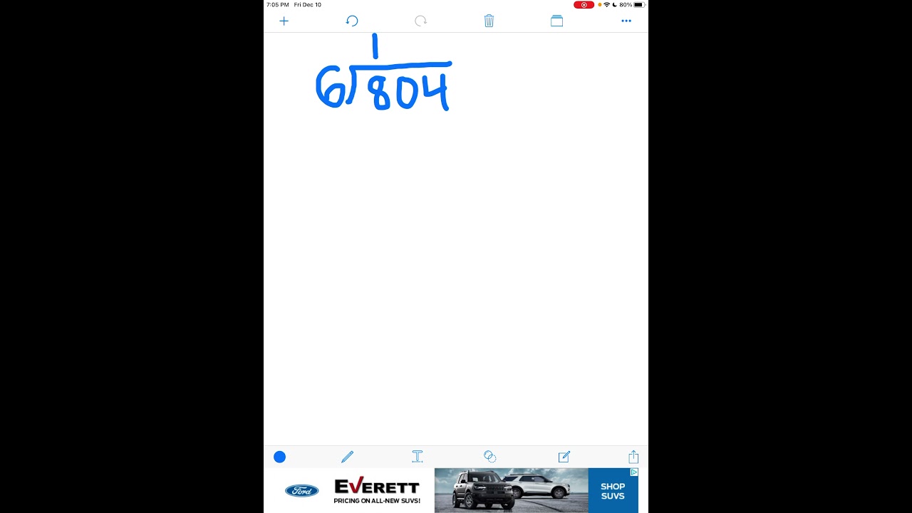 Math Division Problem 6 Divided By 804 YouTube Math Division Problem 6 Divided By 804 YouTube