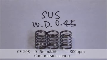 CNC Spring Machine CF-208- φ0.45mm Compression Spring -Production speed:300ppm - YHM