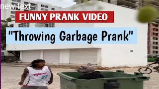 Throwing Garbage Prank | FUNNY PRANK VIDEOS | NOLRAM ni Tv