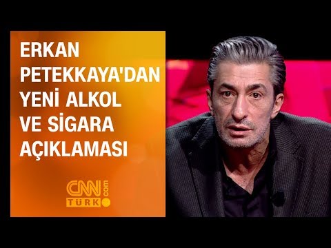 Erkan Petekkaya'dan yeni alkol ve sigara açıklaması