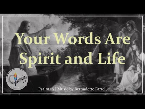 Your Words Are Spirit and Life | Bernadette Farrell | Catholic Hymn | Choir w/ Lyrics