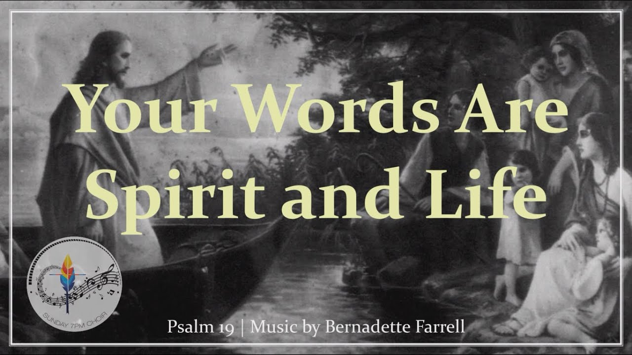 Your Words Are Spirit and Life | Bernadette Farrell | Catholic Hymn | Choir w/ Lyrics