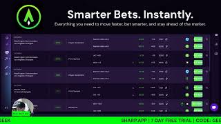 Live Arbitrage Betting Demo - Sharp App Arb Tool