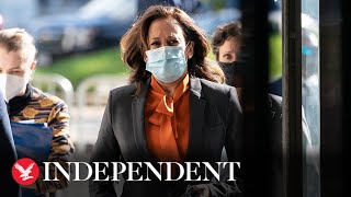 Live: Kamala Harris attends campaign event in Florida