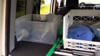 Scion xB window cleaning work vehicle